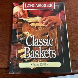 Longaberger classic tissue basket